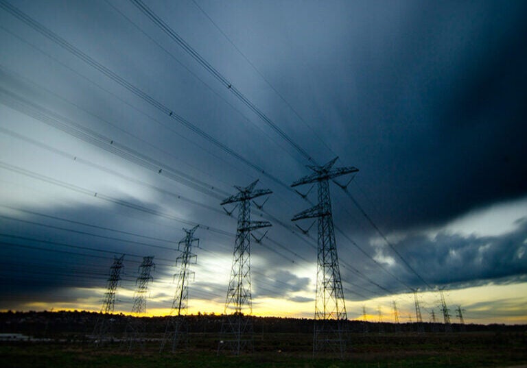 Transmission lines.